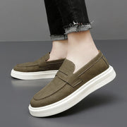 Chaussures slip-on chics en cuir
