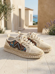 Chaussures elegantes en toile