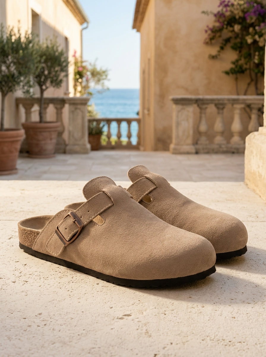 Mónaco™ | Mules mocassins en daim