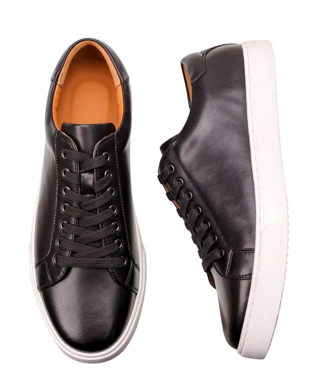 Sneakers en cuir veritable