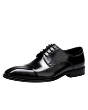 Chaussures business chics en cuir