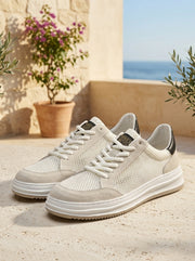 Sneakers elegantes en mesh