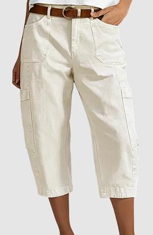 Pantalones CAPRI TIPO CARGO, informales para mujer