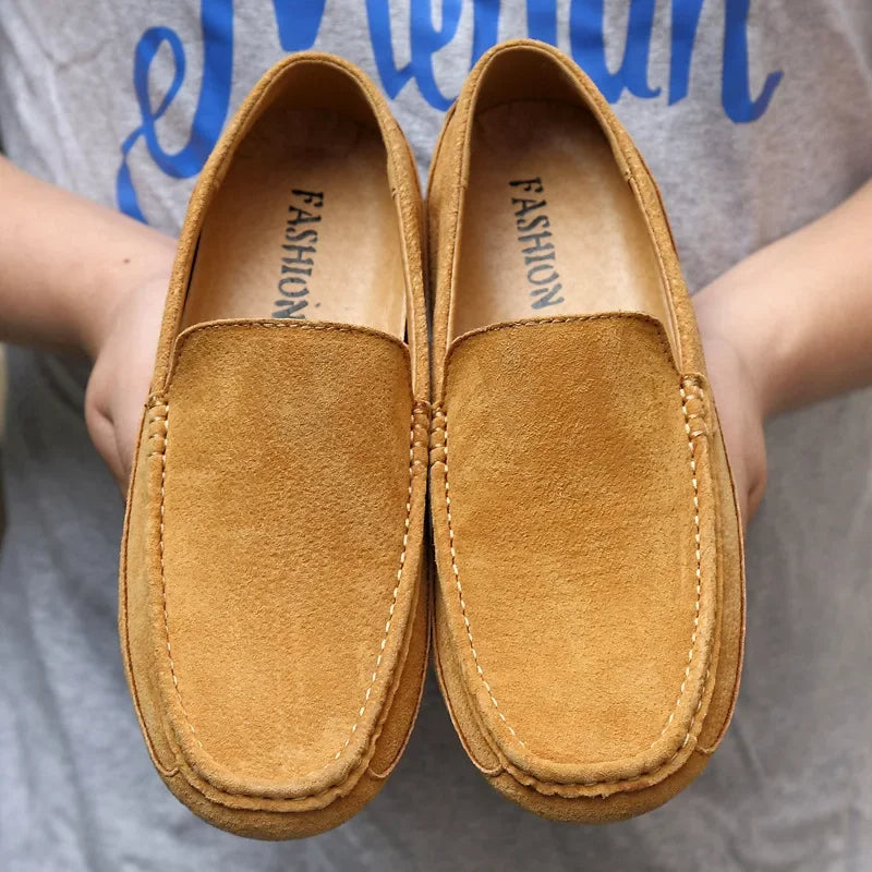 Mocassins chics en daim premium