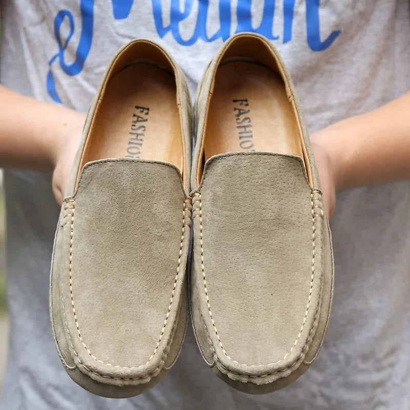 Mocassins chics en daim premium