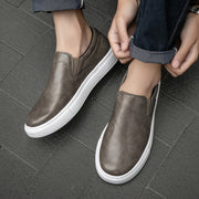 Chaussures slip-on casual en cuir