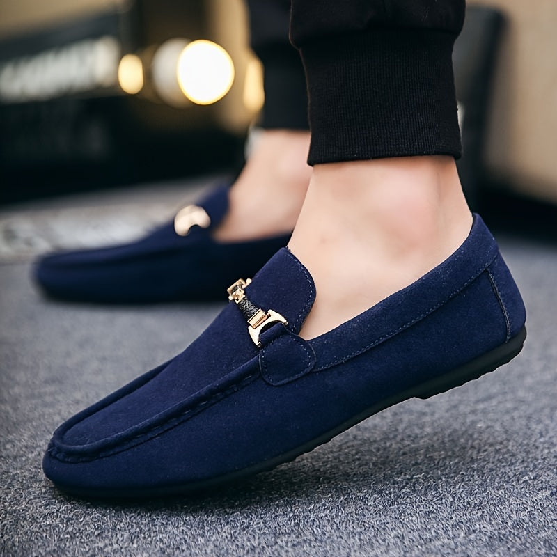 Mocassins business en daim