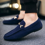Mocassins business en daim