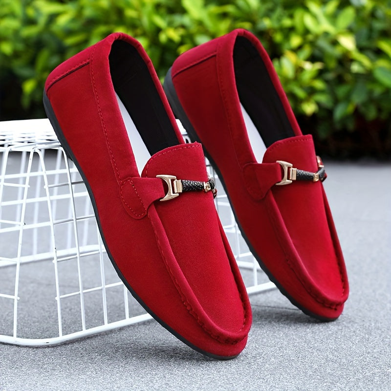Mocassins business en daim