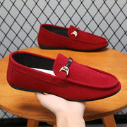 Mocassins business en daim