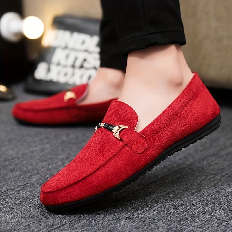 Mocassins business en daim