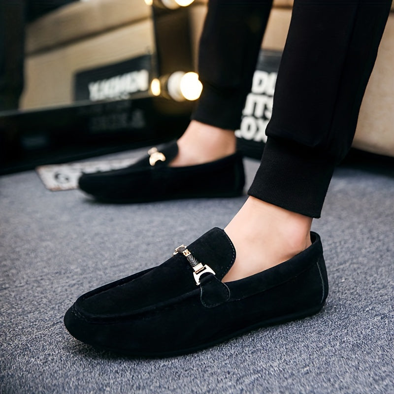 Mocassins business en daim