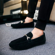 Mocassins business en daim