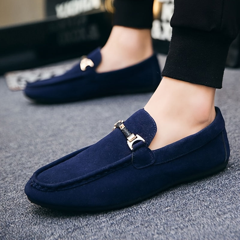 Mocassins business en daim