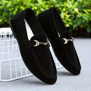 Mocassins business en daim
