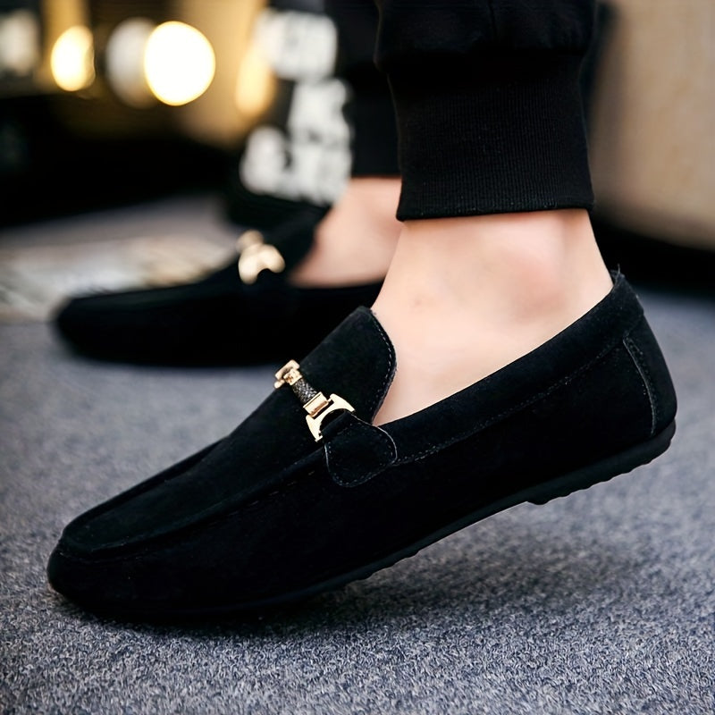 Mocassins business en daim