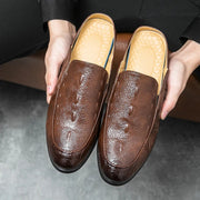 Chaussures habillees imprime crocodile