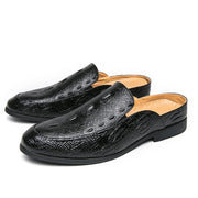 Chaussures habillees imprime crocodile