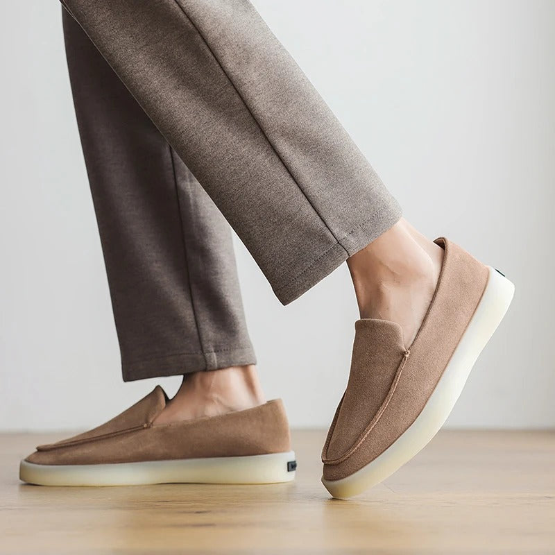 Mocassins business classiques en daim
