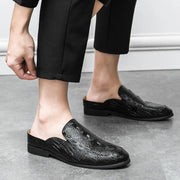 Chaussures habillees imprime crocodile