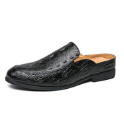 Chaussures habillees imprime crocodile