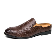 Chaussures habillees imprime crocodile
