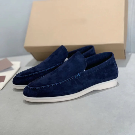 Mocassins élégants en daim premium