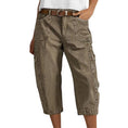 Cargar la imagen en la vista de la galería, Pantalones CAPRI TIPO CARGO, informales para mujer
