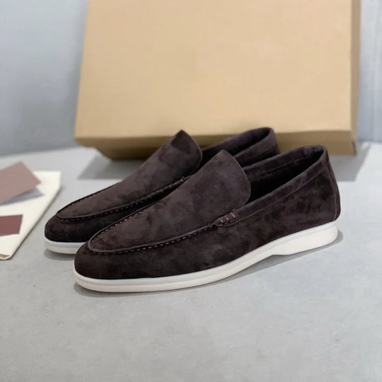 Mocassins élégants en daim premium